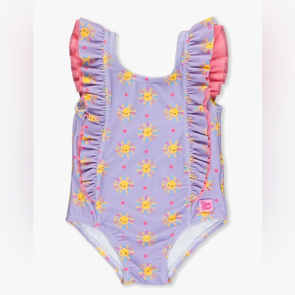 Ruffle butts 18-24 month bathing suit - one piece - brand new - purple sunshine